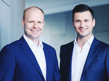 Myra Security managing directors Paul Kaffsack and Sascha Schumann.