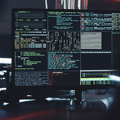 Code on a computer