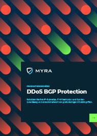 Cover Product Sheet DDoS BGP Protection