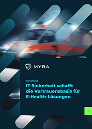 Cover Whitepaper IT-Sicherheit und E-Health