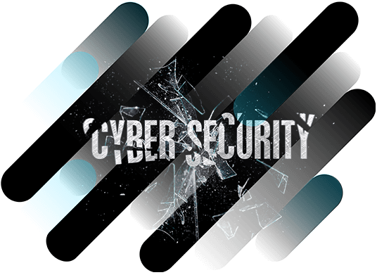 Cyber Security Schriftzug