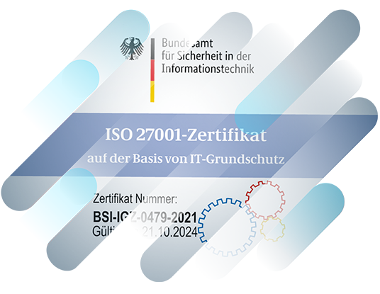 ISO 27001 based on IT-Grundschutz Certificate