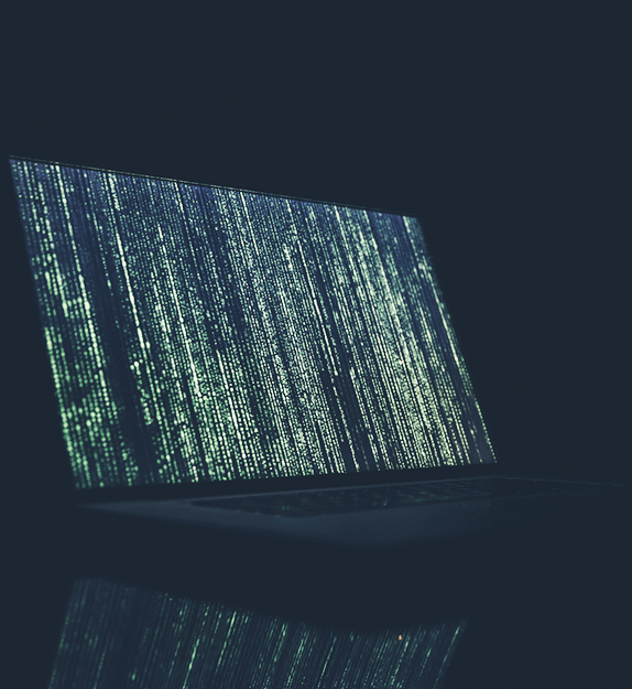 Code auf einem Bildschirm