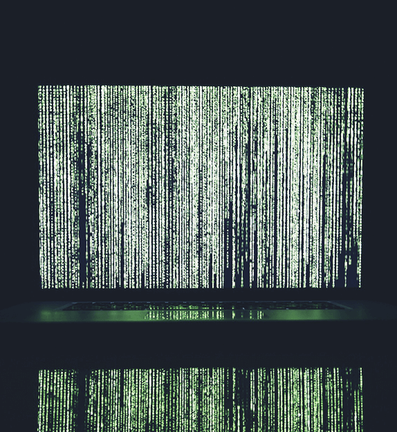 Code auf einem Bildschirm