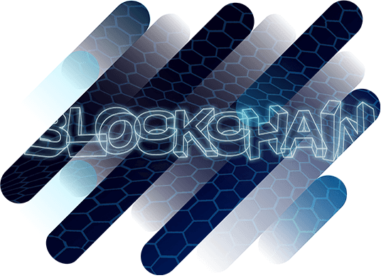 Blockchain Schriftzug