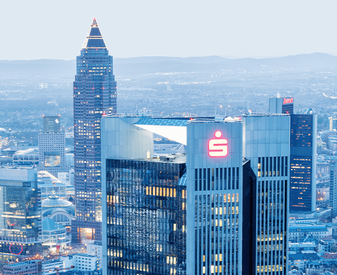 Gebäude der Sparkasse