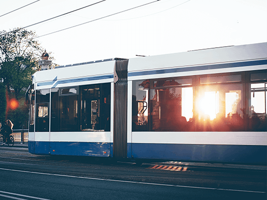 Tramway train