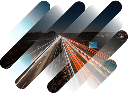 Highway representing fast loading times