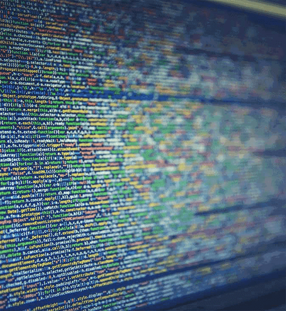 Code auf einem Bildschirm