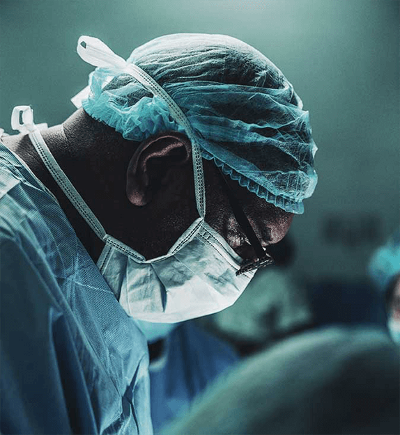 Doctor in surgery clothes