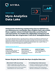 Myra Product Sheet Cover: Analytics Data Lake