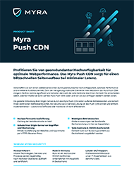 Myra Security Product Sheet Cover PushCDN