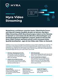 Myra Security Product Sheet Cover Video Streaming