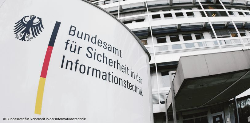Haupteingang des Bundesamt für Sicherheit in der Informationstechnik (BSI)