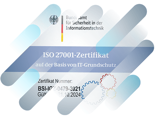ISO 27001-Zertifikat