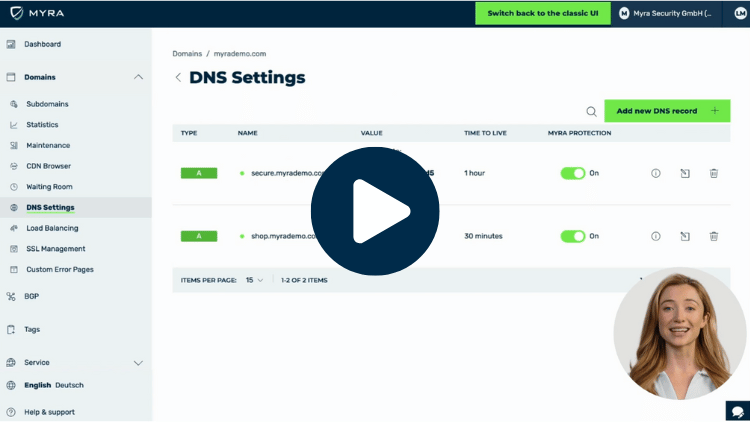 DNS Settings Video Thumbnail