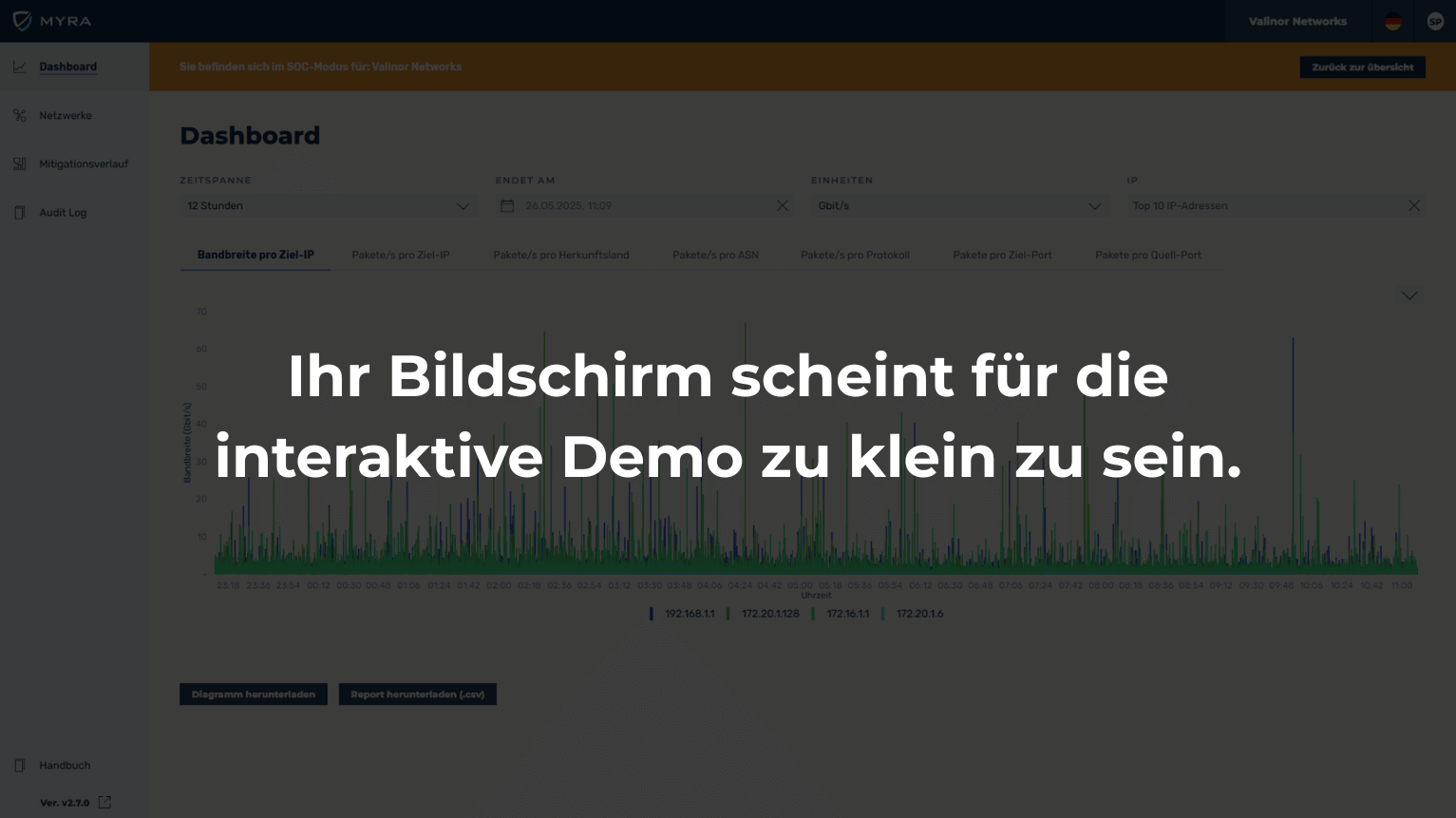 DataHub Demo Mobile Platzhalter